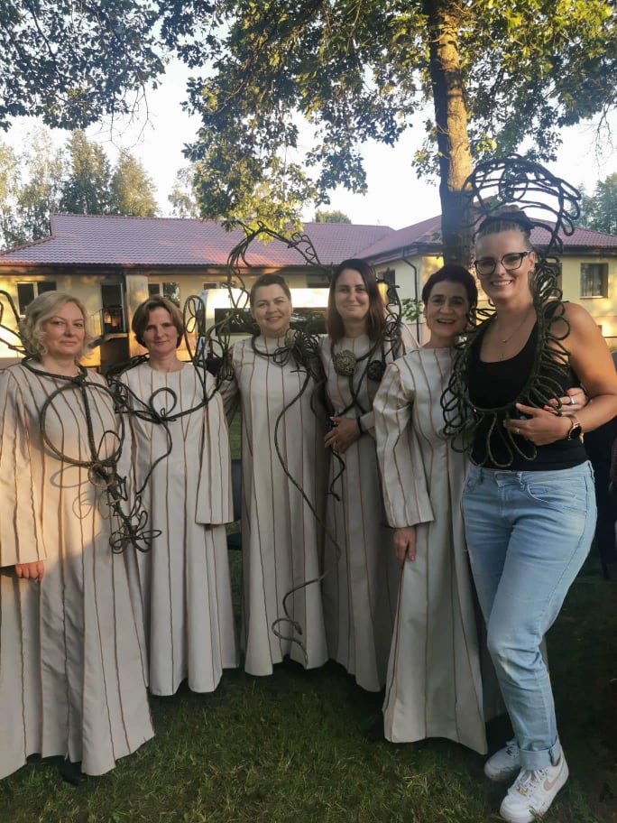 Folkloro grupės „Imsrė“ dainininkės dalyvavo tradicinėje kraštiečių šventėje „Vasara gimtinėje“